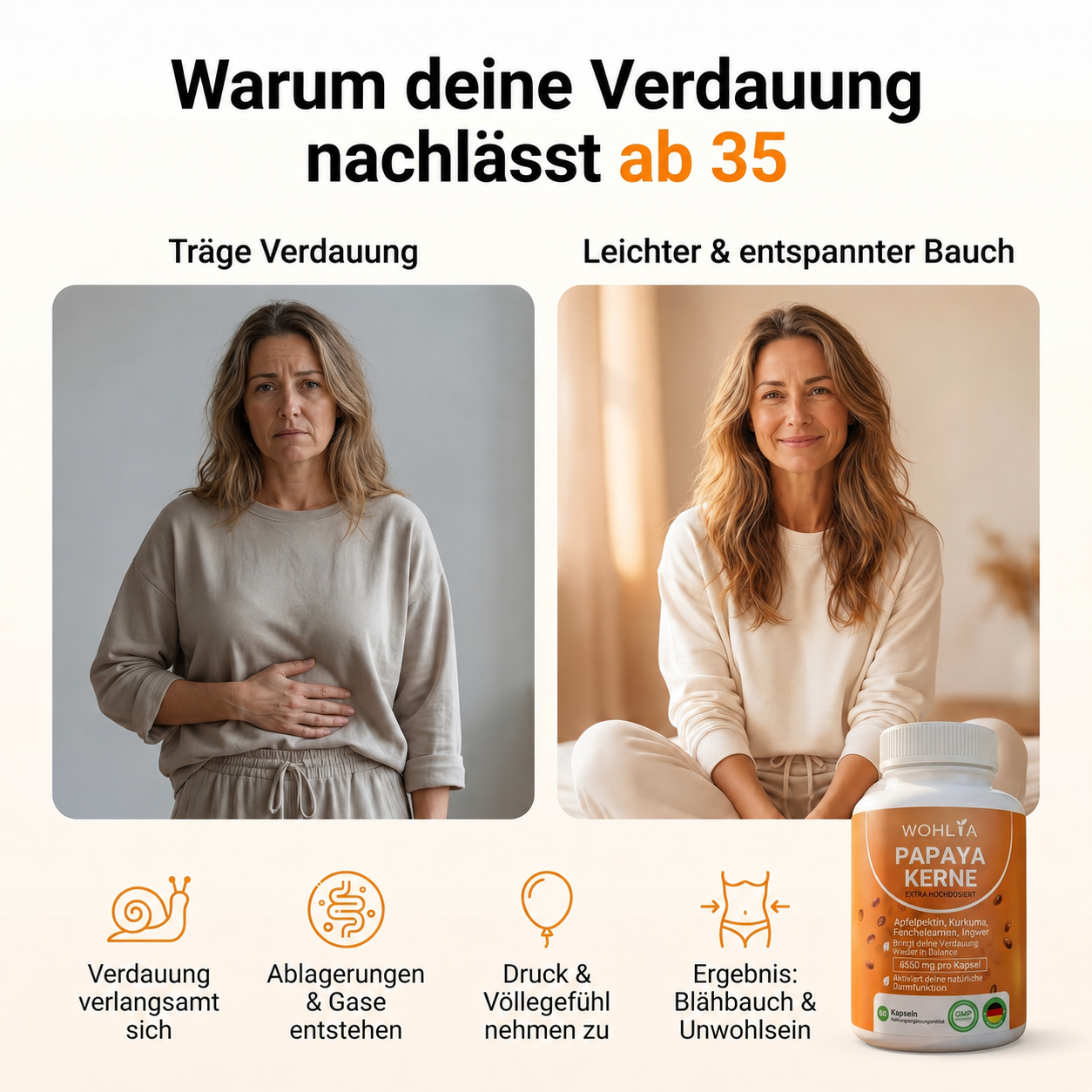 WOHLIA™ Papaya Kerne Komplex